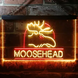 Moosehead Lager Moose Head Neon-Like LED Sign