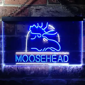 Moosehead Lager Moose Head Neon-Like LED Sign