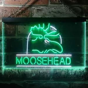 Moosehead Lager Moose Head Neon-Like LED Sign