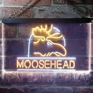 Moosehead Lager Moose Head Neon-Like LED Sign