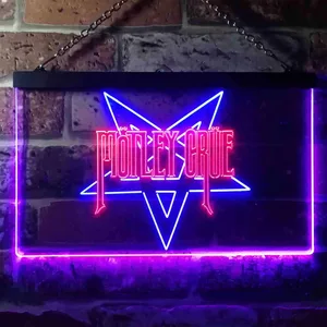 Motley Crue Star Neon-Like LED Sign