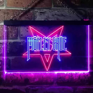 Motley Crue Star Neon-Like LED Sign