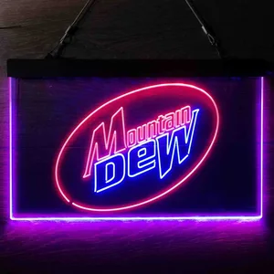 Mountain Dew Logo Neon-Like LED Sign