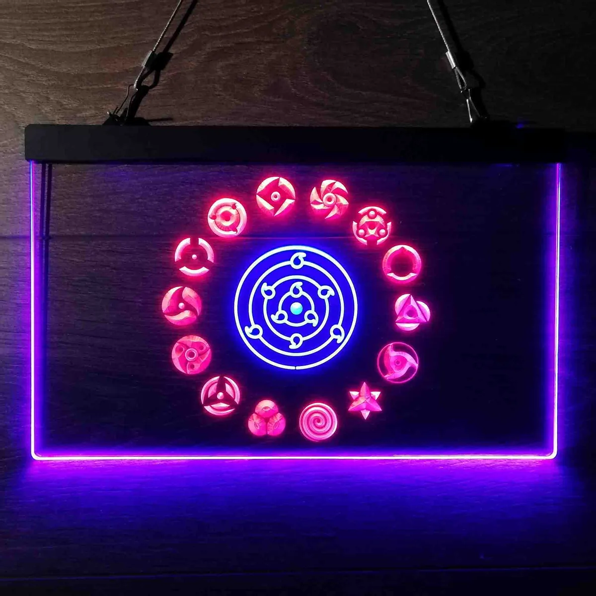 Naruto Akatsuki Sasuke Kakashi Sharingan Neon-Like LED Sign