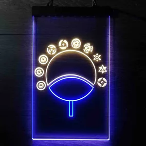 Naruto Sharingan Circular Fan Neon-Like LED Sign