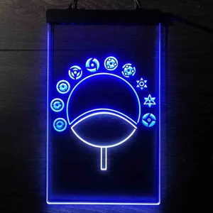 Naruto Sharingan Circular Fan Neon-Like LED Sign