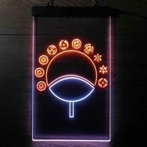 Naruto Sharingan Circular Fan Neon-Like LED Sign