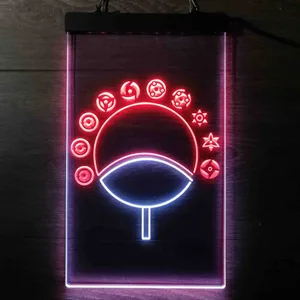 Naruto Sharingan Circular Fan Neon-Like LED Sign