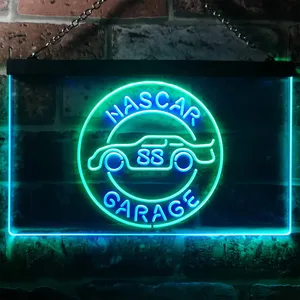 Nascar 88 Garage Dale Jr Neon-Like LED Sign