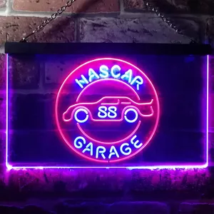 Nascar 88 Garage Dale Jr Neon-Like LED Sign