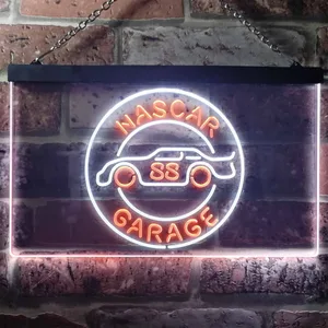 Nascar 88 Garage Dale Jr Neon-Like LED Sign