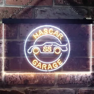 Nascar 88 Garage Dale Jr Neon-Like LED Sign