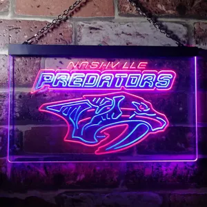 Nashville Predators Logo Neon-Like LED Sign