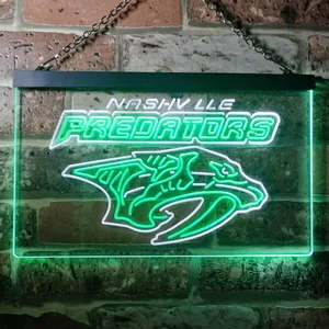 Nashville Predators Logo Neon-Like LED Sign