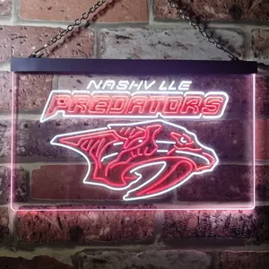 Nashville Predators Logo Neon-Like LED Sign