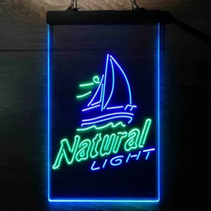 Natural Light Sailboat 2 Neon-Like LED Sign