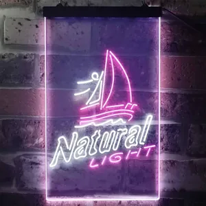 Natural Light Sailboat Neon-Like LED Sign