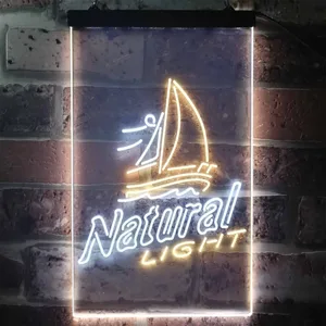 Natural Light Sailboat Neon-Like LED Sign