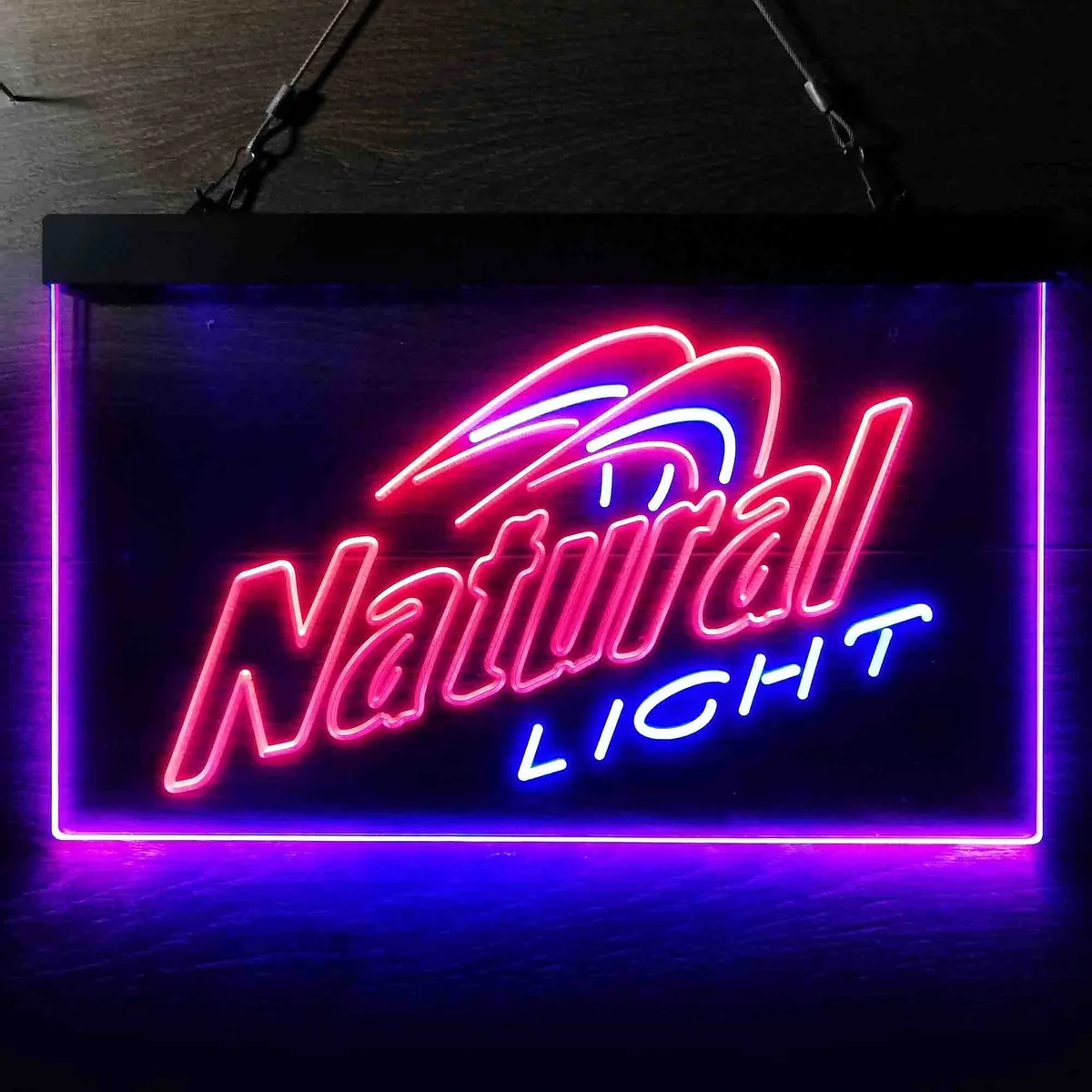 Natural Light Slanted Neon-Like LED Sign
