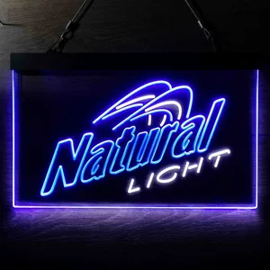 Natural Light Slanted Neon-Like LED Sign