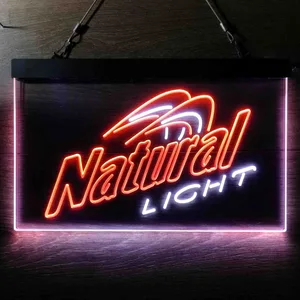 Natural Light Slanted Neon-Like LED Sign