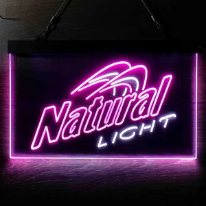 Natural Light Slanted Neon-Like LED Sign