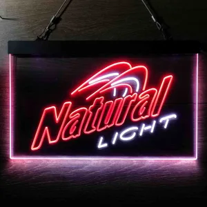 Natural Light Slanted Neon-Like LED Sign