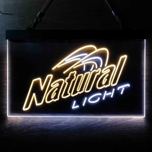 Natural Light Slanted Neon-Like LED Sign