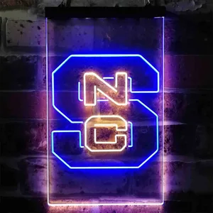 NC State Wolfpack Logo Neon-Like LED Sign