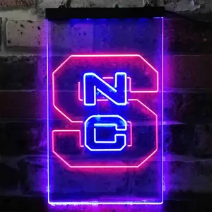 NC State Wolfpack Logo Neon-Like LED Sign