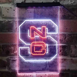 NC State Wolfpack Logo Neon-Like LED Sign