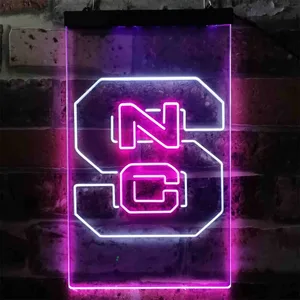 NC State Wolfpack Logo Neon-Like LED Sign