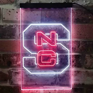 NC State Wolfpack Logo Neon-Like LED Sign
