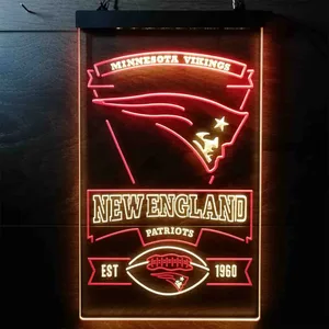 New England Patriots EST 1960 Neon-Like LED Sign