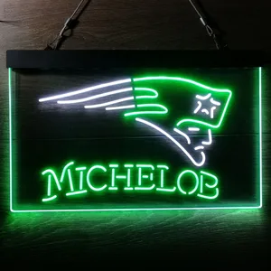 New England Patriots Michelob Neon-Like LED Sign