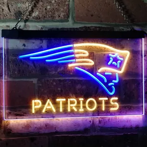 New England Patriots Neon-Like LED Sign