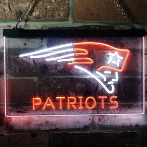 New England Patriots Neon-Like LED Sign