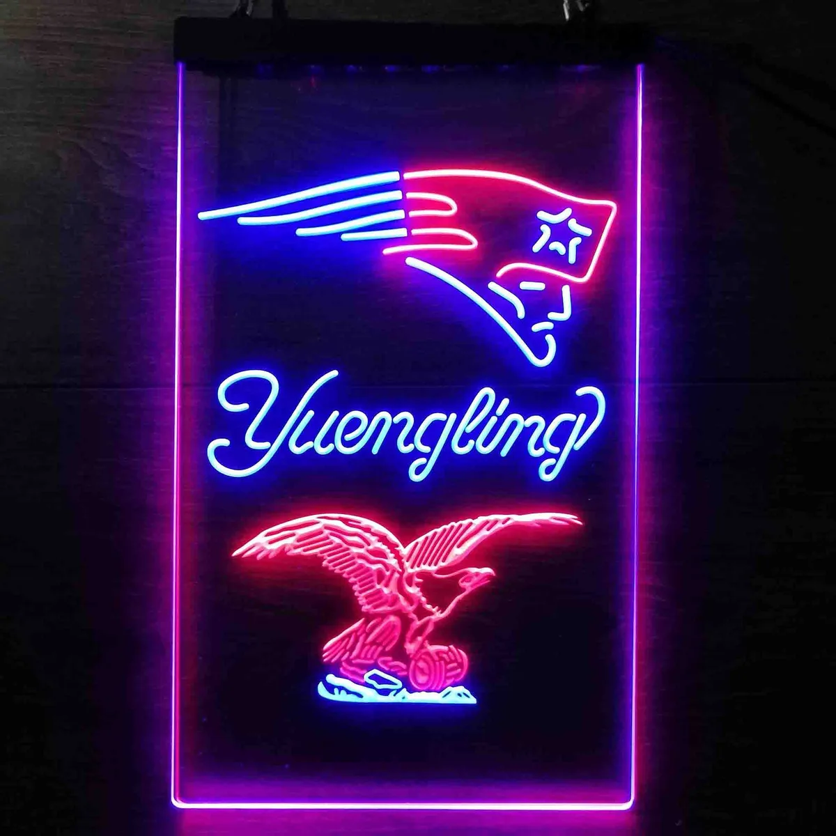 New England Patriots Yuengling Neon-Like LED Sign