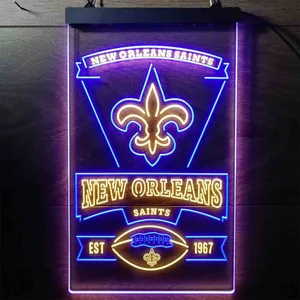 New Orleans Saints EST 1967 Neon-Like LED Sign