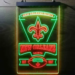 New Orleans Saints EST 1967 Neon-Like LED Sign