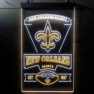 New Orleans Saints EST 1967 Neon-Like LED Sign