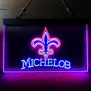 New Orleans Saints Michelob Neon-Like LED Sign