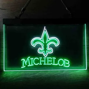 New Orleans Saints Michelob Neon-Like LED Sign