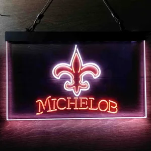New Orleans Saints Michelob Neon-Like LED Sign