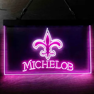 New Orleans Saints Michelob Neon-Like LED Sign