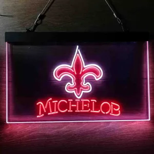 New Orleans Saints Michelob Neon-Like LED Sign