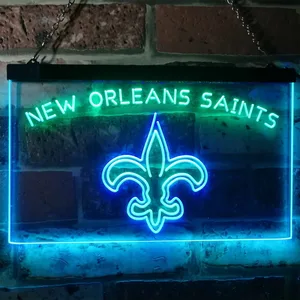 New Orleans Saints Neon-Like LED Sign