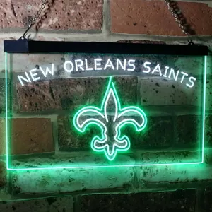 New Orleans Saints Neon-Like LED Sign