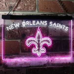 New Orleans Saints Neon-Like LED Sign