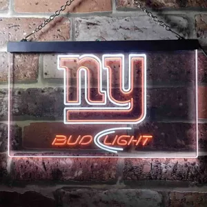 New York Giants Bud Light Neon-Like LED Sign